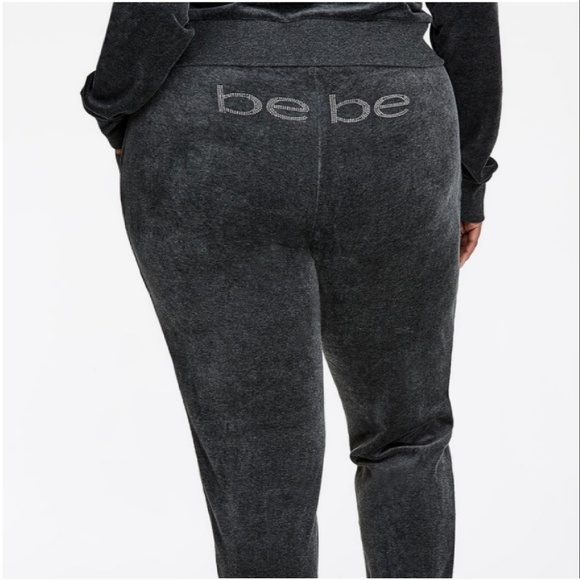 NWT 3X bebe Sport velour jogger - Picture 2 of 5